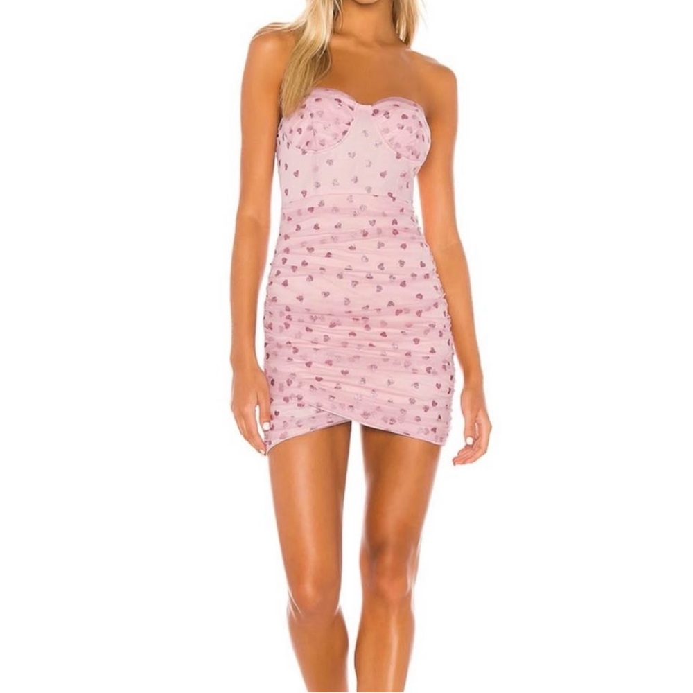 Superdown Heart Mini Dress